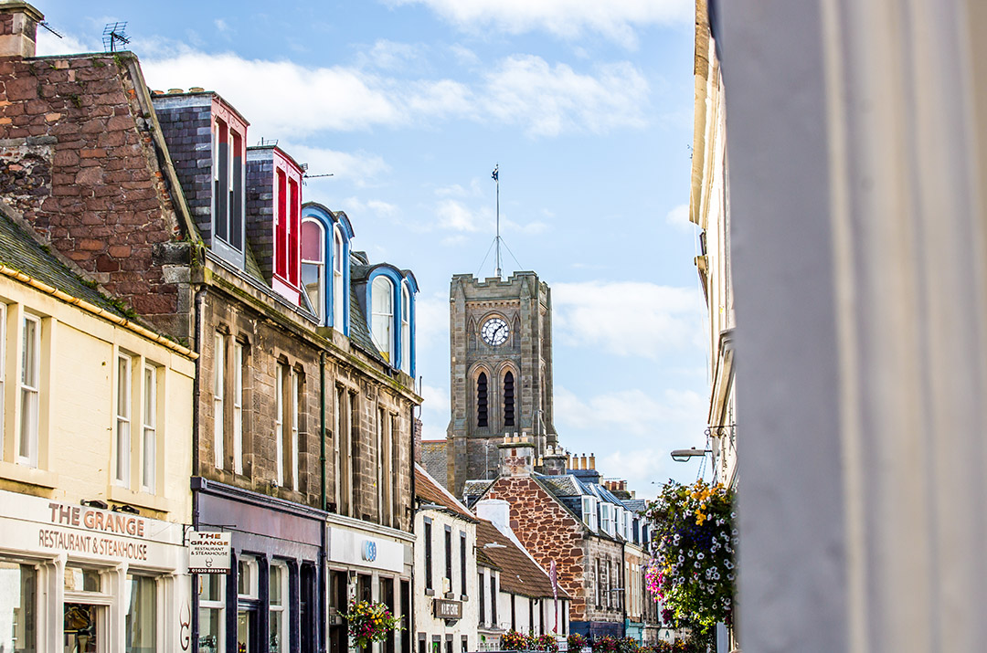 The office reception in North Berwick